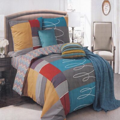 pościel bawełniana rozmiar 160x200 wzór 4690