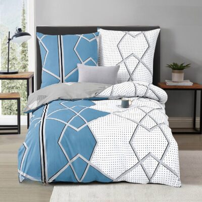 pościel bawełniana rozmiar 160x200 wzór 5025