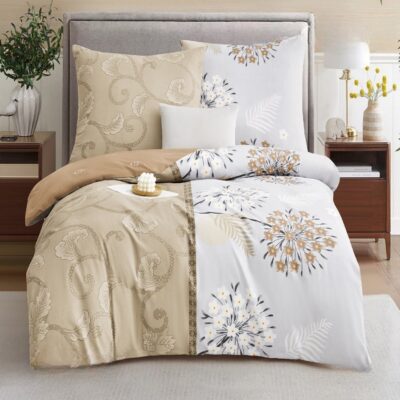 pościel bawełniana rozmiar 160x200 wzór 5047