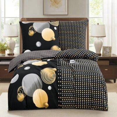 pościel bawełniana rozmiar 160x200 wzór 8009