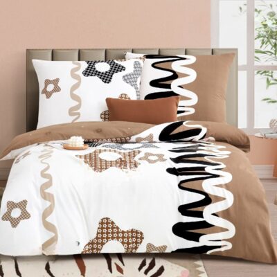 pościel bawełniana rozmiar 160x200 wzór 5048