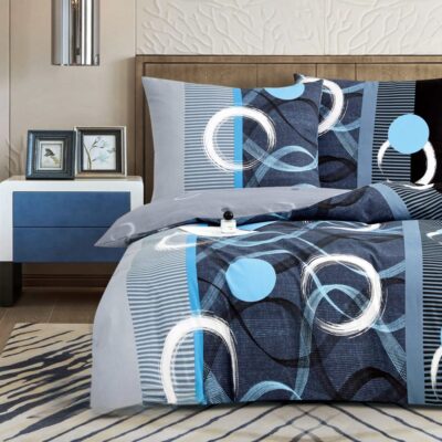 pościel bawełniana rozmiar 160x200 wzór 8020