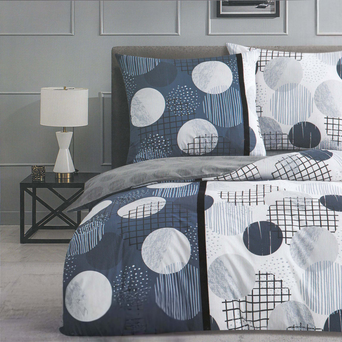 pościel bawełniana rozmiar 160x200 wzór 8067