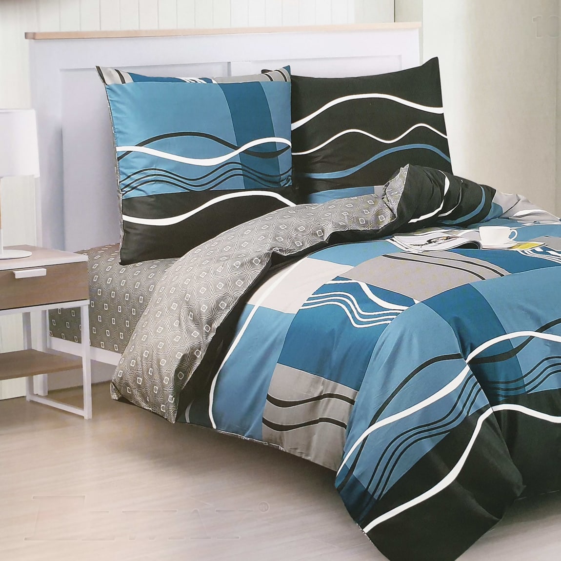 pościel bawełniana rozmiar 200x220 wzór 6195