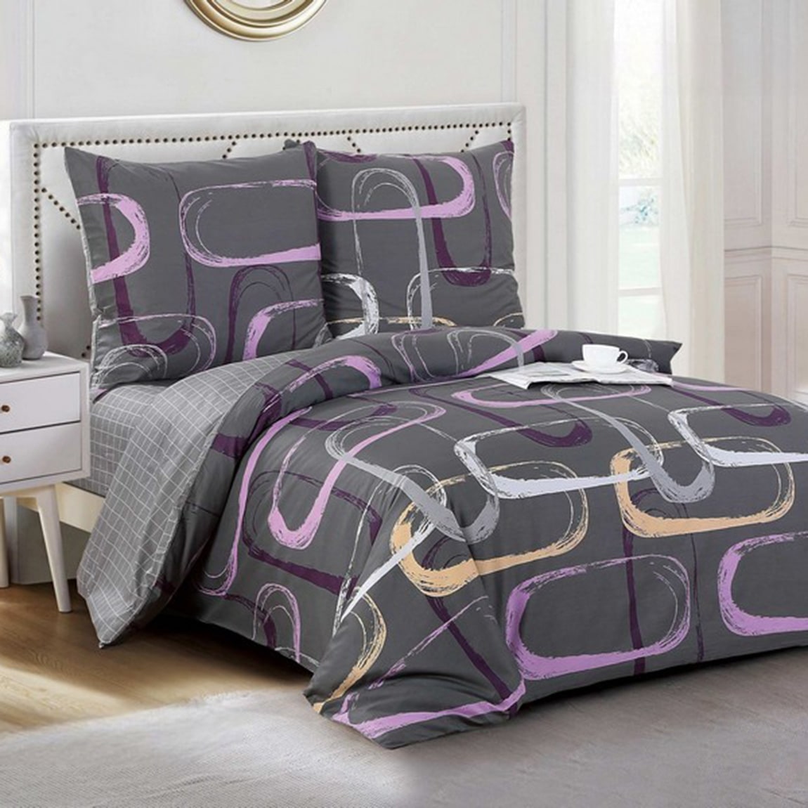 pościel bawełniana rozmiar 200x220 wzór 6203