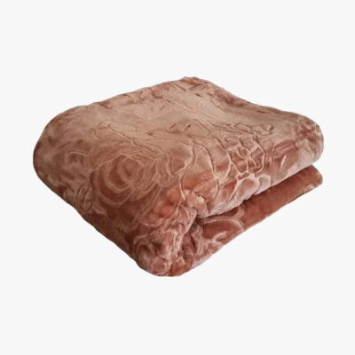 koc z wytłaczanym wzorem tłoczony elway 160x210 beżowy