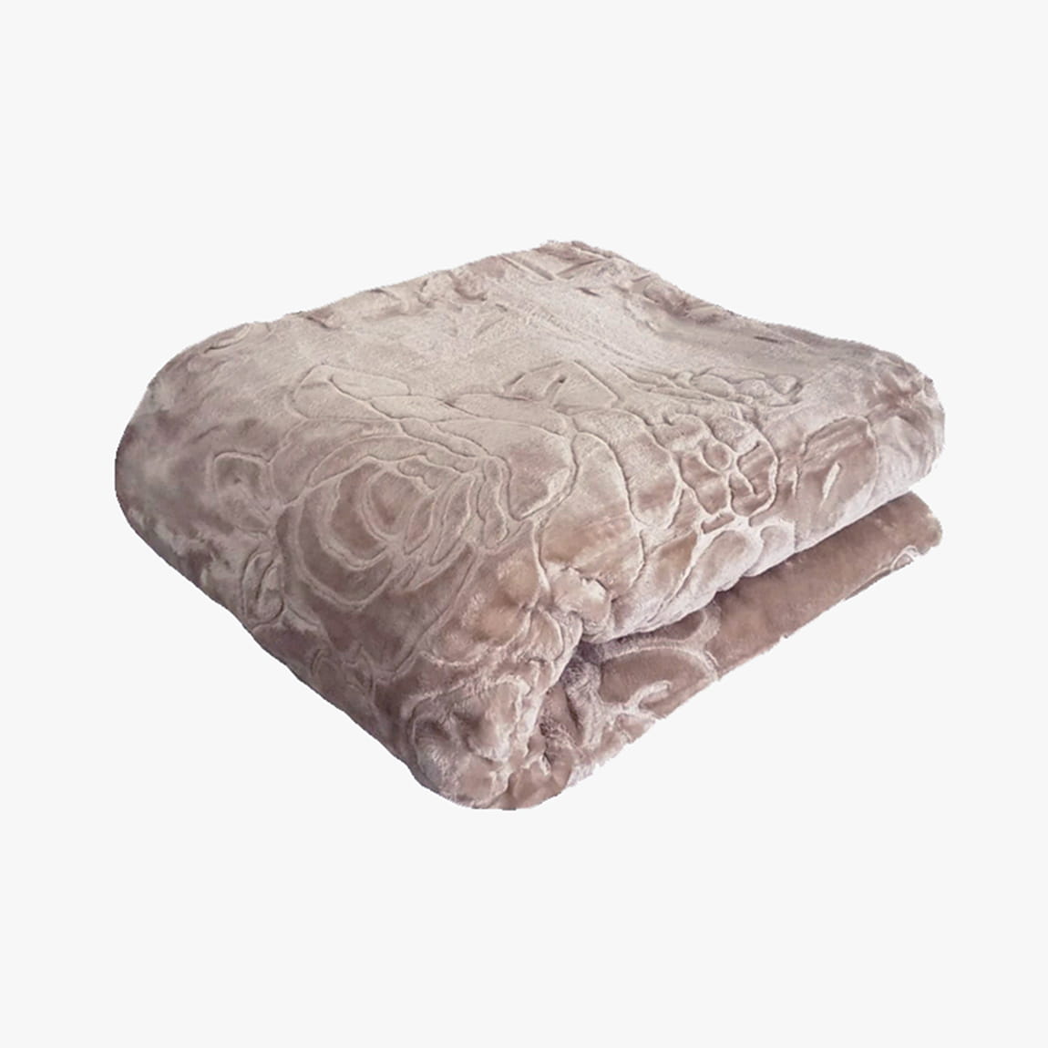 koc z wytłaczanym wzorem tłoczony elway 160x210 cappuccino