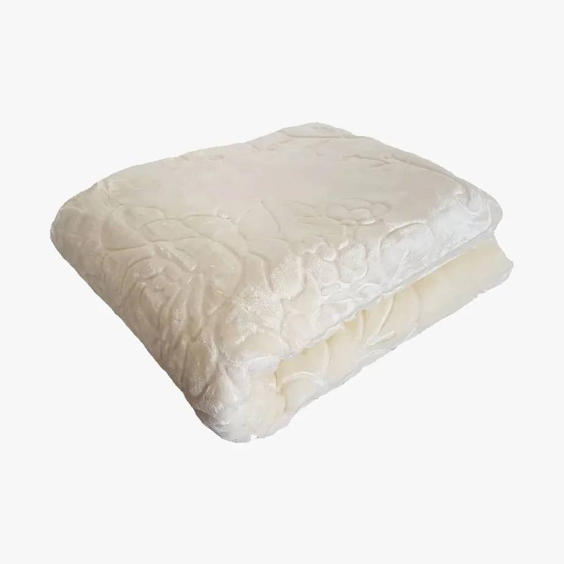 koc z wytłaczanym wzorem tłoczony elway 160x210 ecru