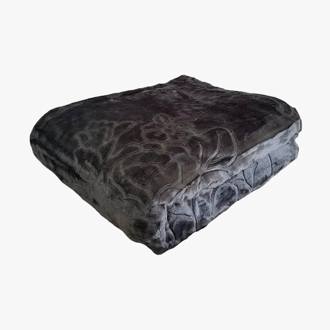 koc z wytłaczanym wzorem tłoczony elway 160x210 szary