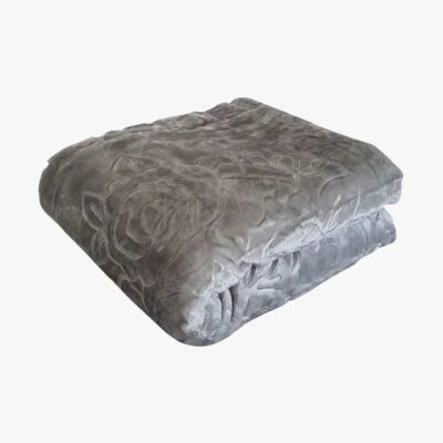 koc z wytłaczanym wzorem tłoczony elway 200x240 jasnoszary