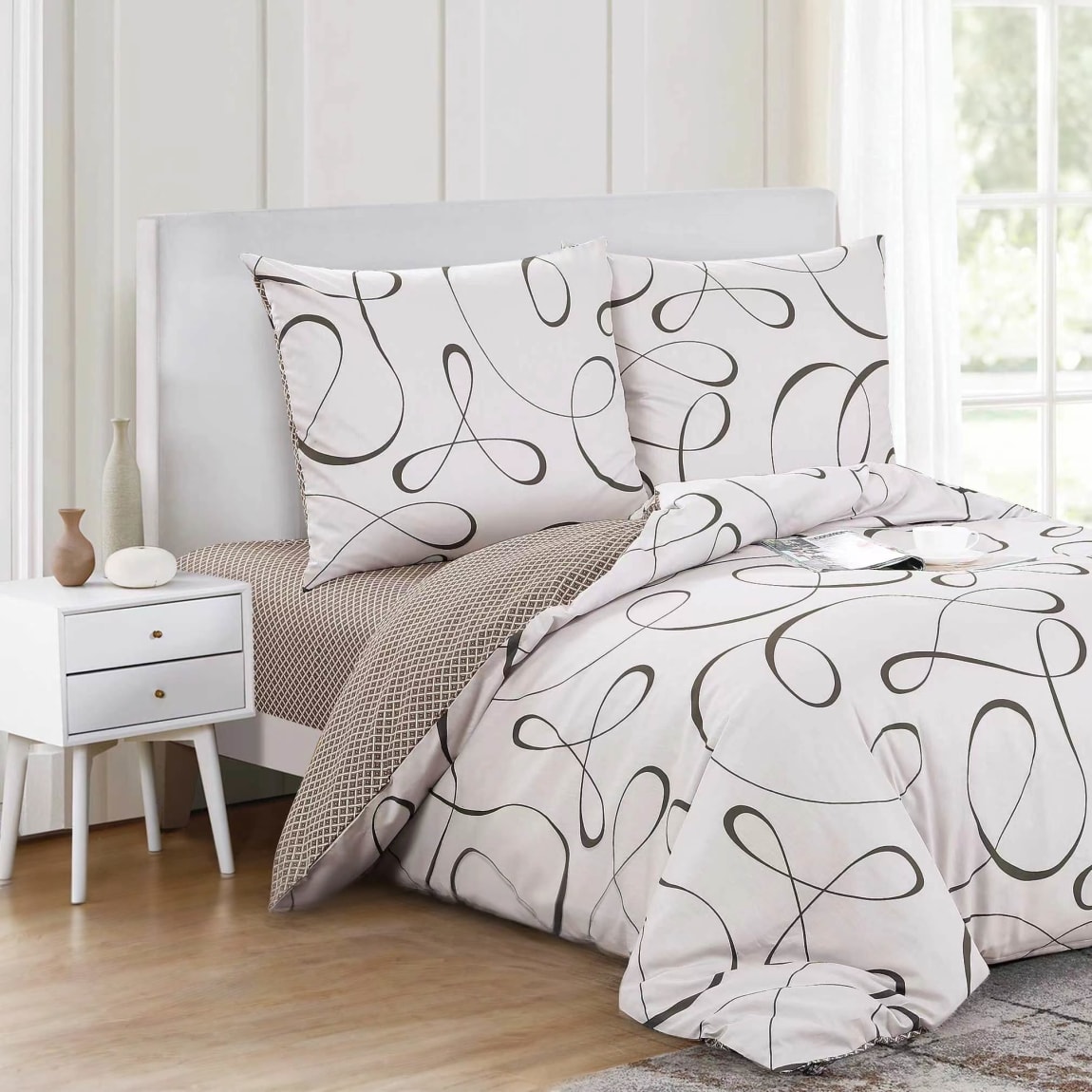 pościel bawełniana elway rozmiar 160x200 wzór 4914