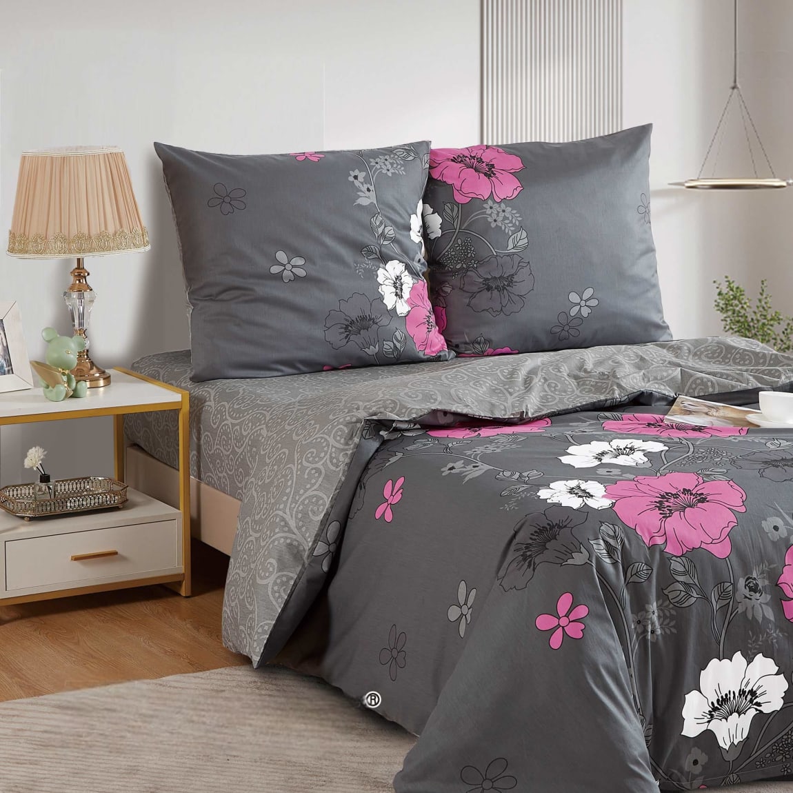 pościel bawełniana elway rozmiar 160x200 wzór 5005