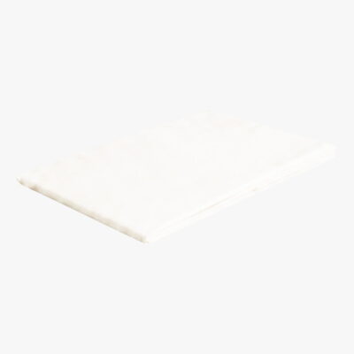 prześcieradło bez gumki bawełna satynowa elway białe rozmiar 160x220 - dewa