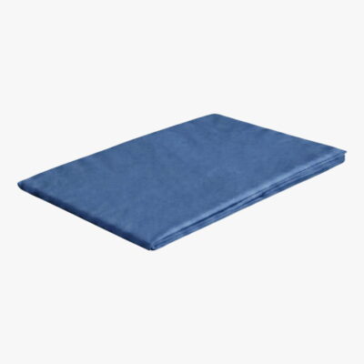 prześcieradło bez gumki bawełna satynowa elway denim rozmiar 160x220 - dewa