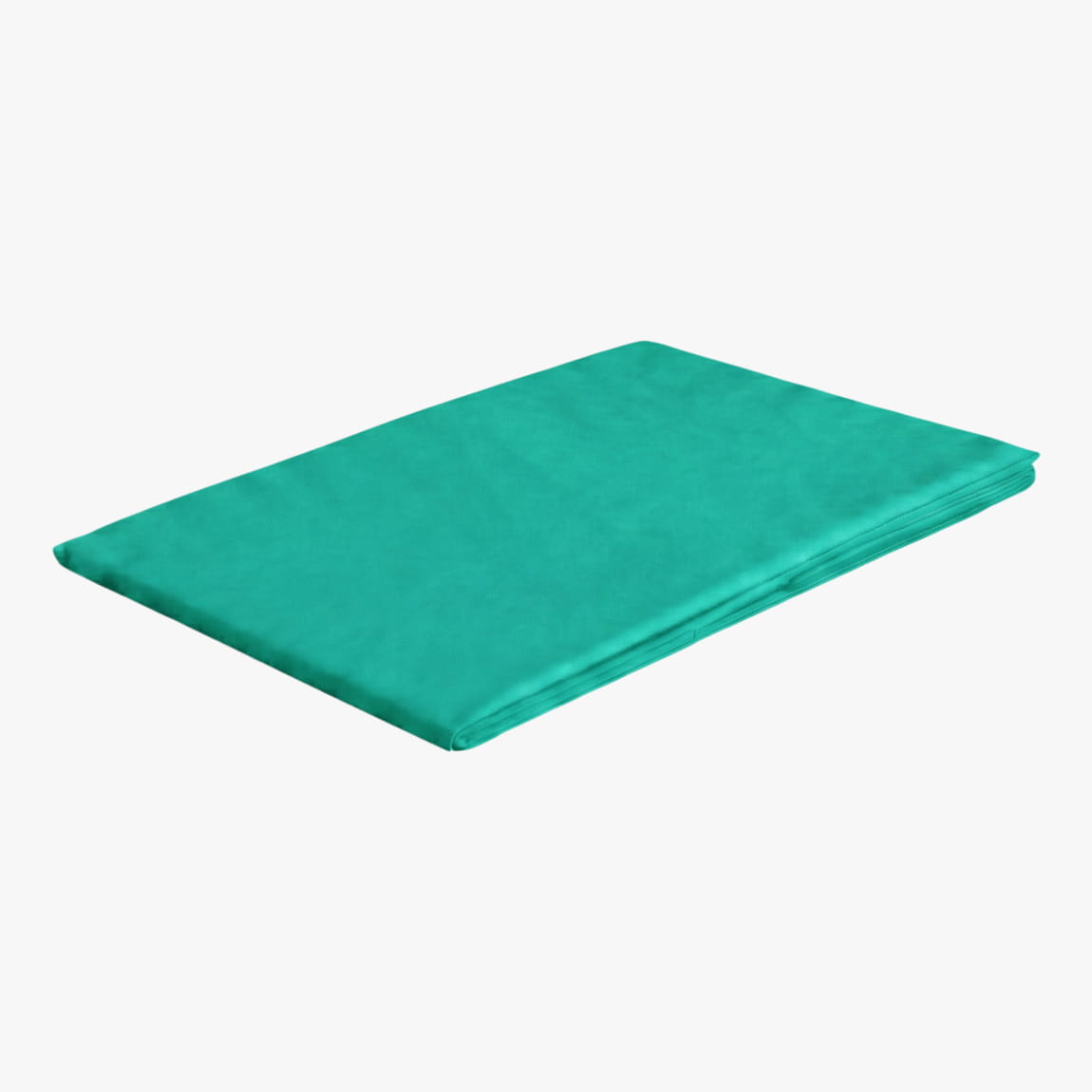 prześcieradło bez gumki bawełna satynowa elway zielone rozmiar 160x220 - dewa