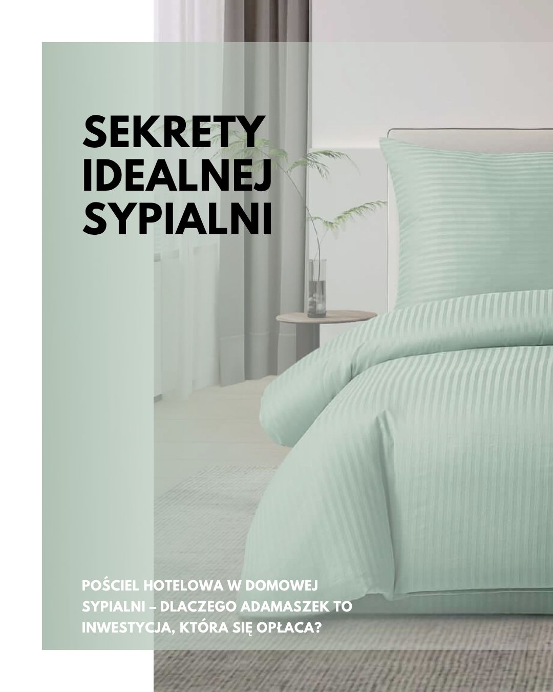 pościel hotelowa w domowej sypialni – dlaczego adamaszek to inwestycja, która się opłaca - dewa